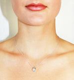 Love In A Jewel Love Drop Pendant - Silver & Crystal