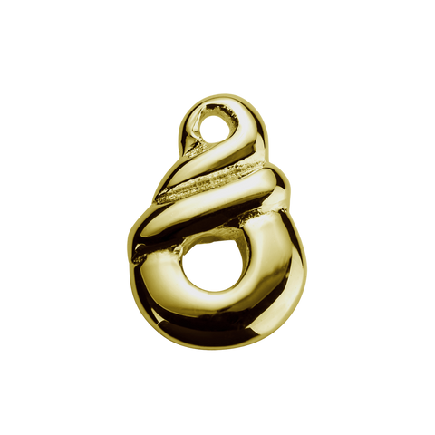 STOW Eternity Twist (Together Forever) Charm - 9ct Yellow Gold
