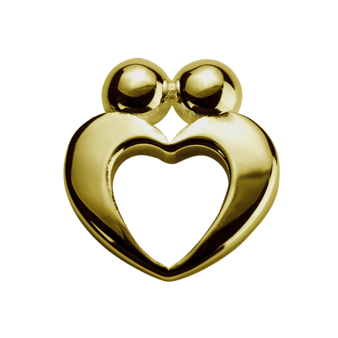 STOW True Love (Yours Always) Charm - 9ct Yellow Gold