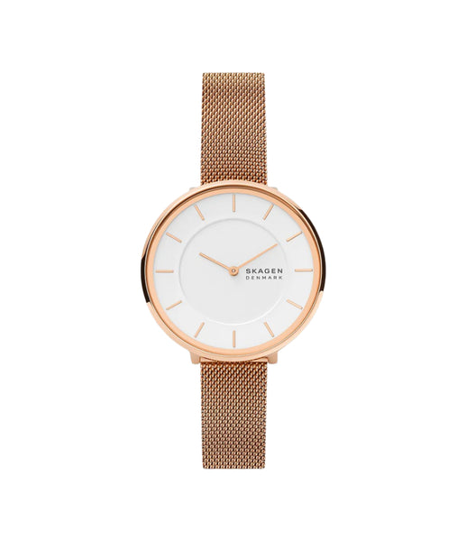 Skagen - Gitte Two-Hand Rose Gold Stainless Mesh Watch