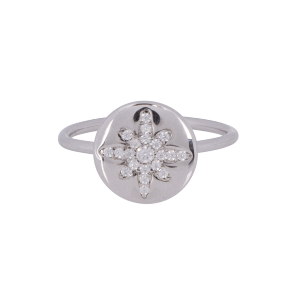 Boh Runga - Starburst Button Ring