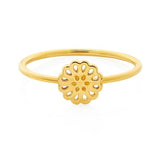 Boh Runga Lotus Ring - 9ct Yellow Gold