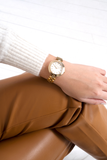 Furla - Logo Links Gold Bracelet Watch