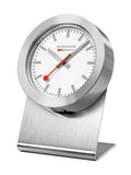 Mondaine - Magnet Pure Clock Brushed Silver