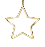 Karen Walker Star Outline Charm - 9ct Gold