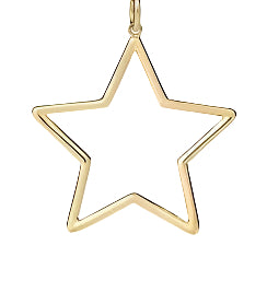 Karen Walker Star Outline Charm - 9ct Gold