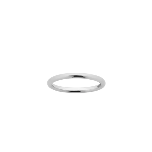 Meadowlark - 2mm Halo Band - Sterling Silver
