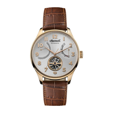 Ingersoll - The Hawley Automatic Gold & Brown Watch