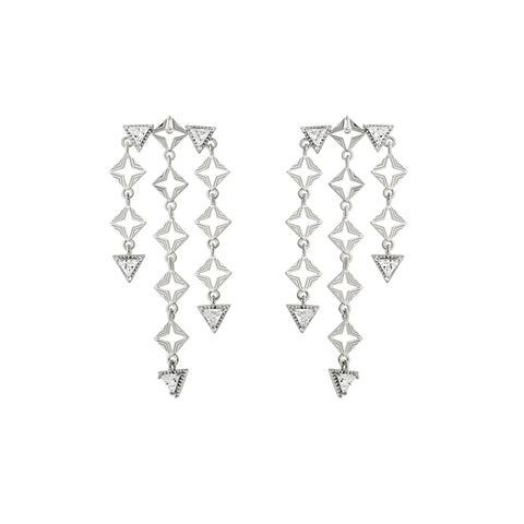Lindi Kingi - Byzante Earrings Platinum