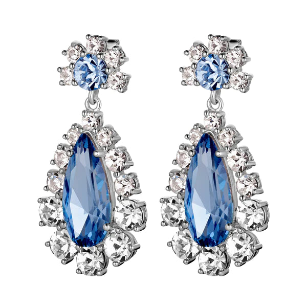 Dyrberg/Kern - Lucia SS Light Blue/Crystal Earring