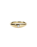 Meadowlark - Mini Claude Ring with Reclaimed White Diamond