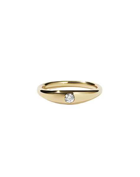 Meadowlark - Mini Claude Ring with Reclaimed White Diamond