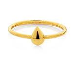 Boh Runga - Droplet Ring 9ct Yellow Gold