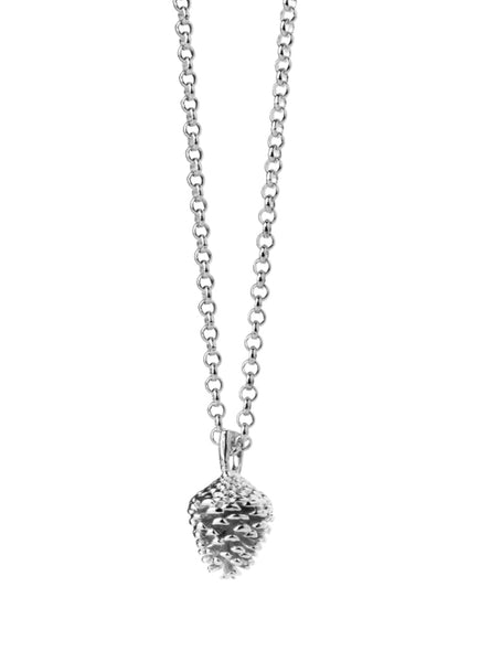 Karen Walker - Pinecone Necklace - Silver