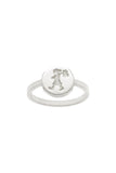 Karen Walker - Runaway Girl Stamp Ring - Silver