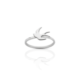 Meadowlark - Swallow Stacker Ring Sterling Silver