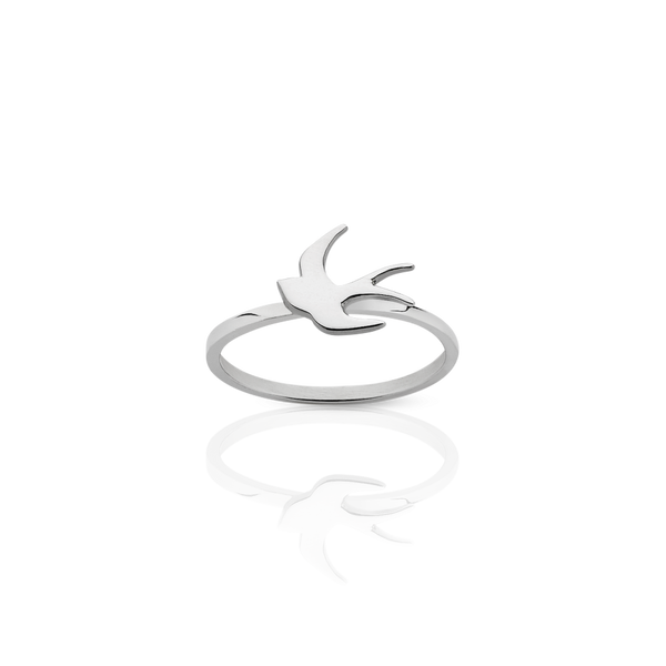 Meadowlark - Swallow Stacker Ring Sterling Silver