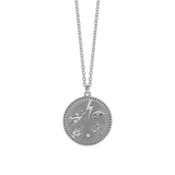 Meadowlark - Tailsman Necklace - Sterling Silver - Reclaimed White Diamond