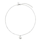 Najo - Silver Leaf Circle Necklace